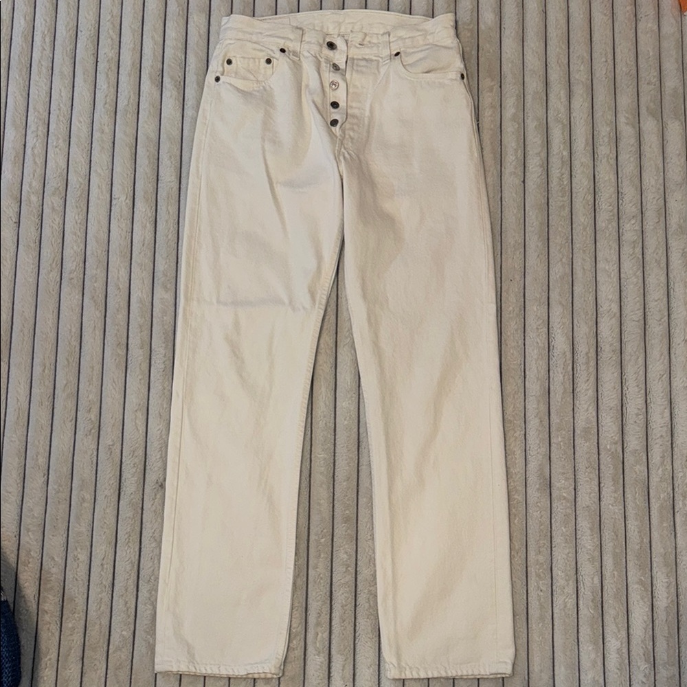 Levi's Women's Straight Leg Jeans - Cream